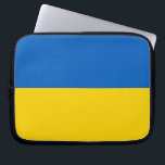 Ukraine Flag Laptop Sleeve<br><div class="desc">Elegant Laptop Sleeve with Flag of Ukraine. This product its customisable.</div>