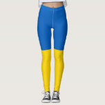 Ukraine flag leggings<br><div class="desc">Flags of the world's nations in high resolution for you to display with pride.</div>