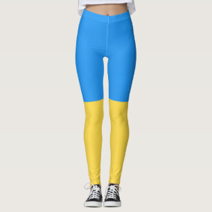 Ukraine flag leggings