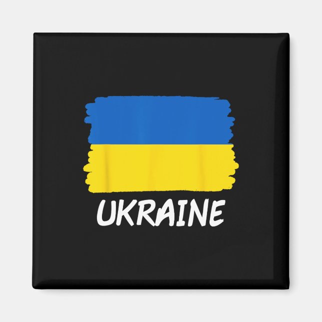 Ukraine Flag  Magnet (Front)