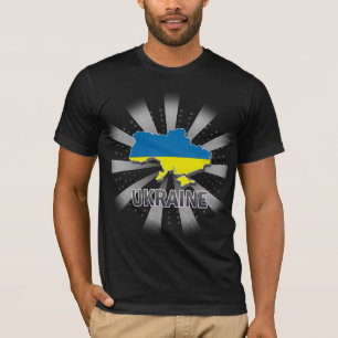 Ukraine Flag Map 2.0 T-Shirt