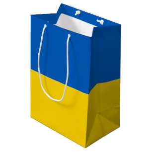 Ukraine flag medium gift bag