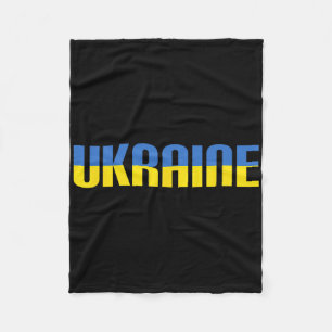 Ukraine Flag Men Women Kids Ukraine 1  Fleece Blanket