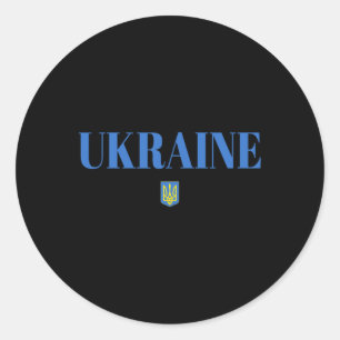 Ukraine Flag Men Women Kids Ukraine 2 Classic Round Sticker