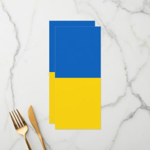 Ukraine flag menu