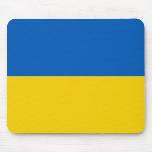 Ukraine flag mouse mat (Front)