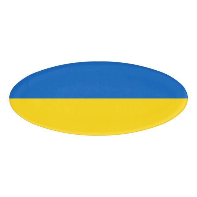Ukraine flag name tag (Front)