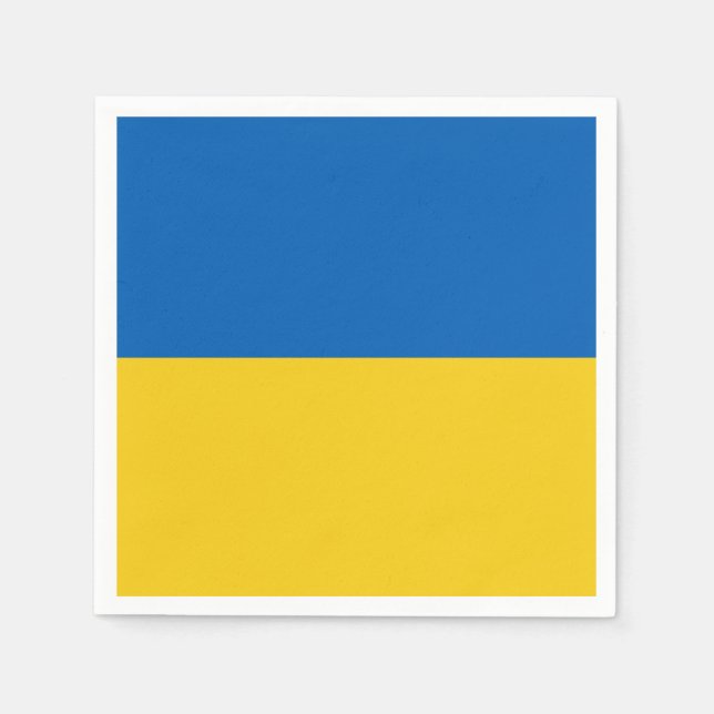 Ukraine Flag Napkin (Front)
