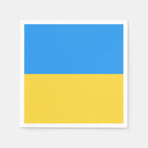 Ukraine flag napkin