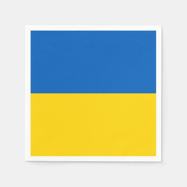 Ukraine Flag Napkin (Front)