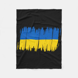 Ukraine Flag National Flag Kiev Ukrainian Kyiv 1  Fleece Blanket
