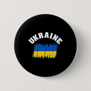 Ukraine Flag National Flag Kiev Ukrainian Kyiv 2 6 Cm Round Badge