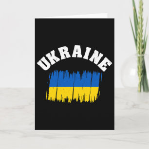 Ukraine Flag National Flag Kiev Ukrainian Kyiv 2 Card