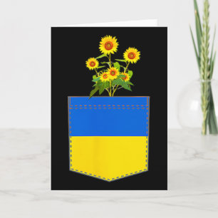 Ukraine Flag National Flag Kiev Ukrainian Kyiv Sun Card