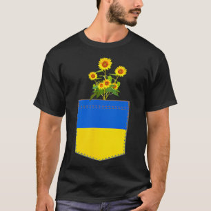 Ukraine Flag National Flag Kiev Ukrainian Kyiv Sun T-Shirt