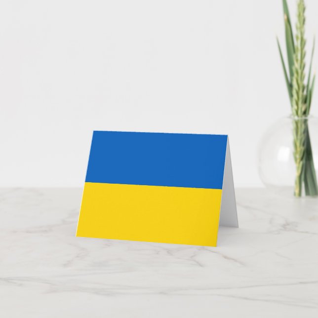Ukraine flag note card (Front)