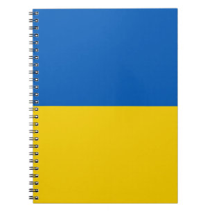 Ukraine flag notebook
