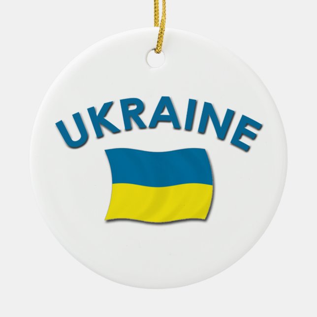 Ukraine Flag - Ornament (Front)