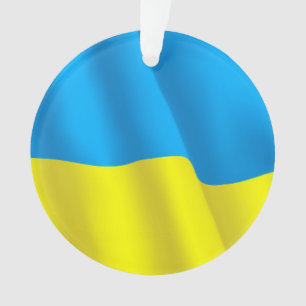 Ukraine Flag Ornament