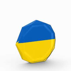 Ukraine flag photo block