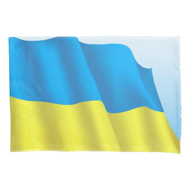 Ukraine Flag Pillowcase (Front)