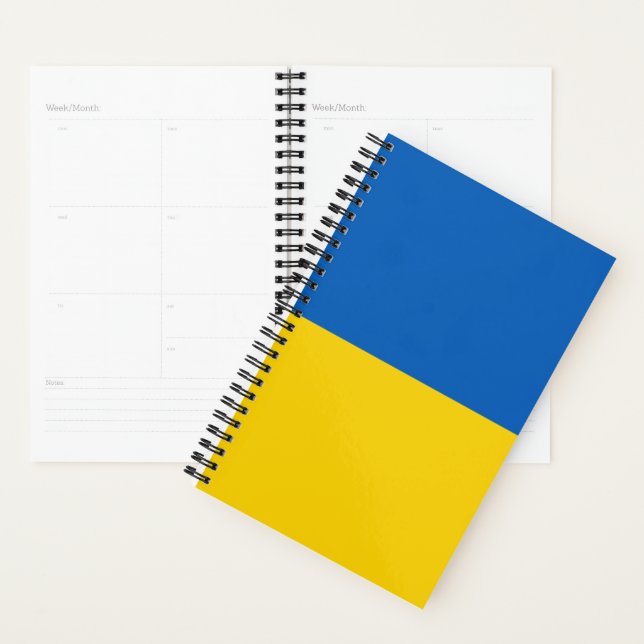 Ukraine flag planner (Display)