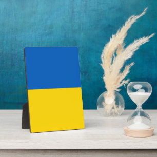 Ukraine flag plaque