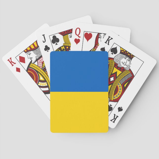 Ukraine Flag Playing Cards (Back)