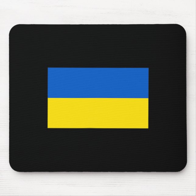 Ukraine Flag Pocket Ukrainian Flag Support Men Wom Mouse Mat (Front)