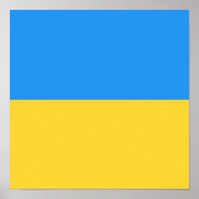 Ukraine flag poster (Front)