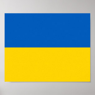 Ukraine Flag Poster