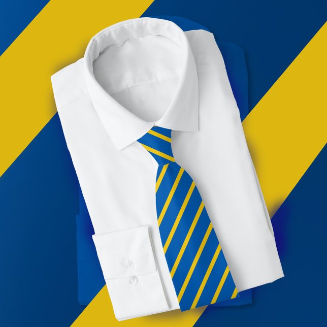 Ukraine Flag Professional Elegant Office Tie (Creator Uploaded)