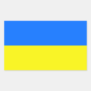 Ukraine Flag Rectangular Sticker