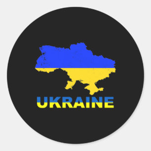 Ukraine Flag Shirt Ukrainians Gift Ukrainian 2 Classic Round Sticker
