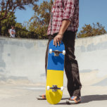 Ukraine Flag Skateboard<br><div class="desc">Flag of Ukraine. Ukrainian flag. Great gift with Ukraine flag. Simple horizontal bands of blue and yellow.</div>