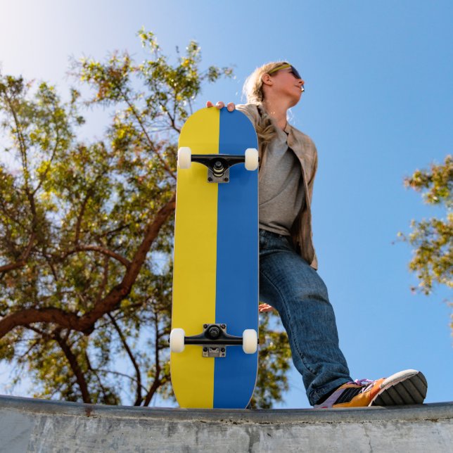 Ukraine Flag Skateboard (Outdoor 1)