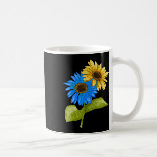 Ukraine Flag Sunflower Ukrainian Roots Proud Patri Coffee Mug