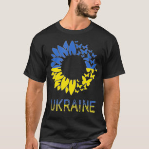 Ukraine Flag Sunflower, Ukrainian Support Lover1  T-Shirt