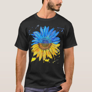Ukraine Flag Sunflower Vintage Shirt Ukrainian Sup