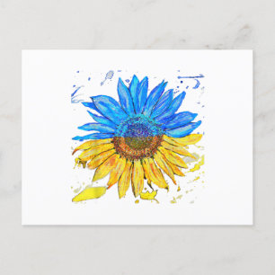 Ukraine Flag Sunflower Vintage Shirt Ukrainian Sup Holiday Postcard