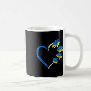Ukraine Flag Sunflower Vintage Ukrainian Lovers Uk Coffee Mug