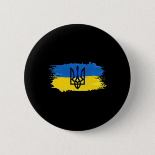 Ukraine Flag Support Love Ukrainian Ukraine Pride 6 Cm Round Badge