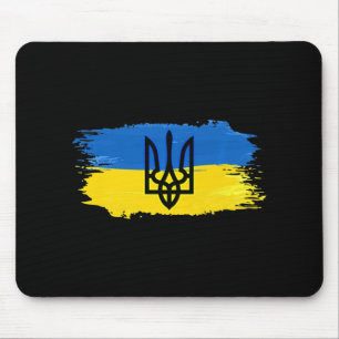 Ukraine Flag Support Love Ukrainian Ukraine Pride Mouse Mat