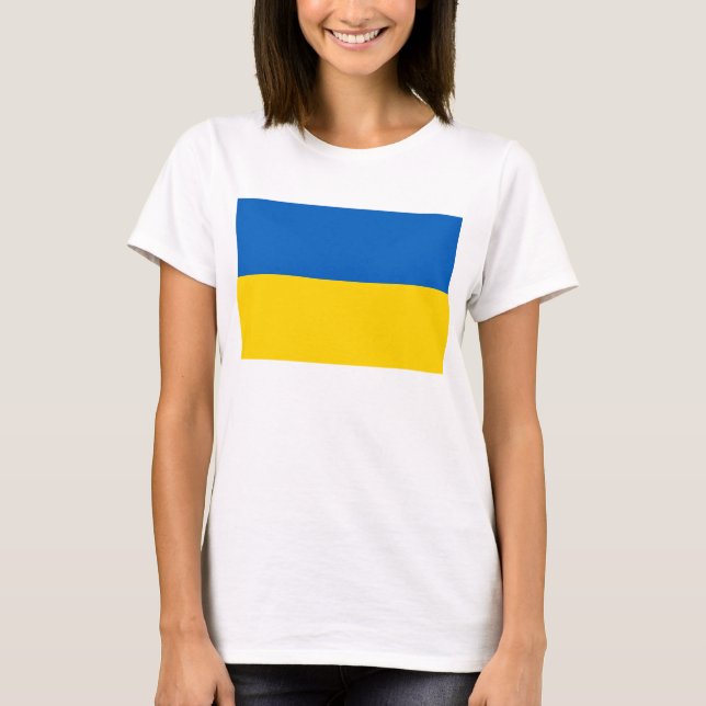 Ukraine Flag T-Shirt (Front)