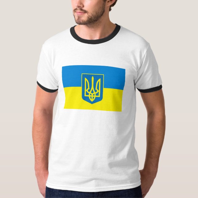 Ukraine Flag T-shirt (Front)
