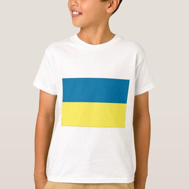 Ukraine Flag T-Shirt (Front)