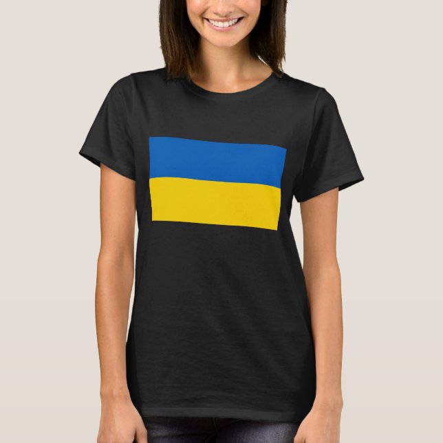Ukraine Flag T-Shirt (Front)