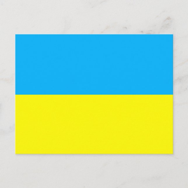 Ukraine Flag T-shirts and Gifts Postcard (Front)