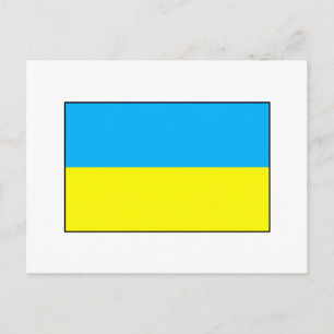 Ukraine Flag T-shirts and Gifts Postcard