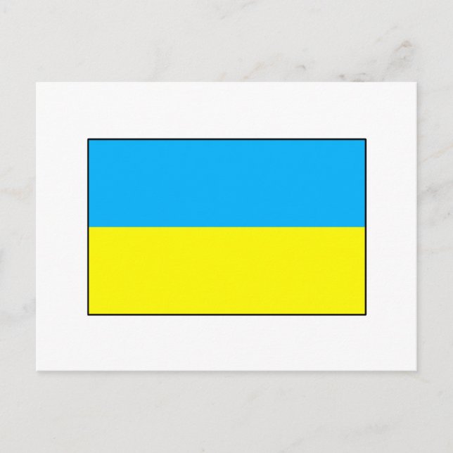 Ukraine Flag T-shirts and Gifts Postcard (Front)